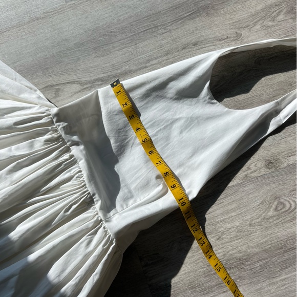SOLD ❌ WHITE HALTER BALLET SKIRT GOWN - Picture 9 of 10